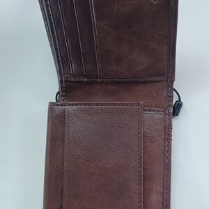 Brown Leather Key & Card Holder